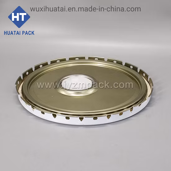 Lug Lid with Metal Screw Bung, 18L-20L Tin Pail Flower Top